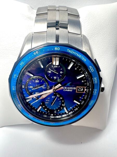 【美品】世界1500本限定 カシオ CASIO OCW-S7000A-2AJF 001A095C 腕時計 稼働品 箱付き