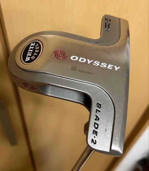 管250702 ODYSSEY WHITE STEEL 2-BALL BLADE-2 シャフト長さ34.5in