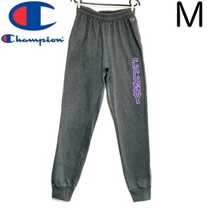 輸入古着 Champion チャンピオン スウェットパンツ カレッジロゴプリント ニューヨーク私立大学 M