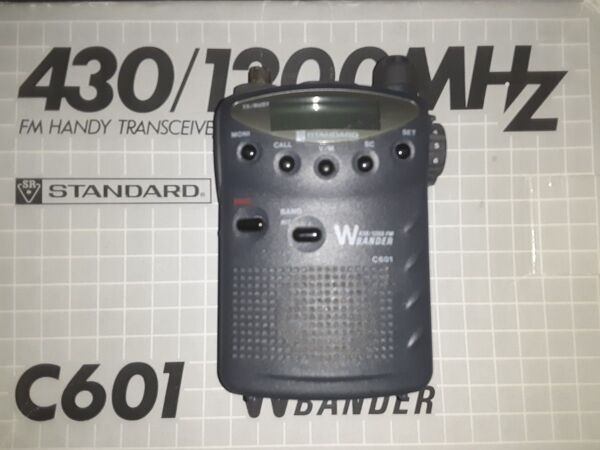 スタンダード(現ヤエス)小型ダブルバンダーC601 430/1200MHz 美品●即日発送●箱入り、説明書付き●アンテナ無し●