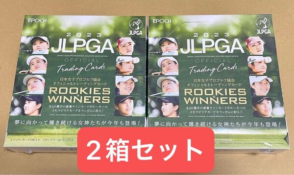 2023 EPOCH JLPGA 日本女子プロゴルフ協会オフィシャルトレカ ROOKIES & WINNERS 未開封 BOX
