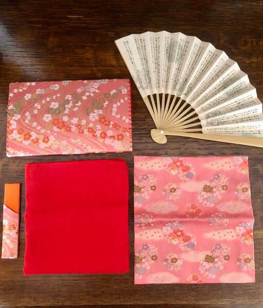 茶道具セット 扇子・ふくさ他5点セット