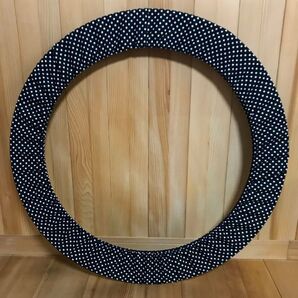 フープカバー 新体操 ハンドメイド 新品 ブラック ドット