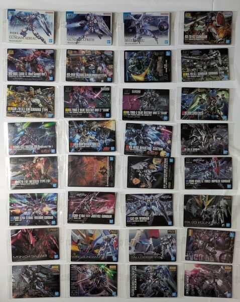 ガンプラパッケージアートコレクション チョコウエハース8 32種コンプセット 内袋未開封・新品