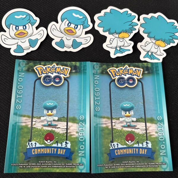 ポケモンセンター ポケモンGO ステッカー クワッス クワッス大そうさく