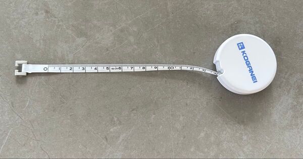 メジャー 巻き尺 巻尺 150cm 1.5m裁縫用品 手芸 ホワイト 裁縫