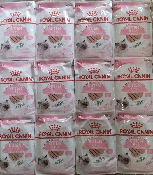 ROYAL CANIN KITTEN 子猫用 パウチ ローフinソース85g 12袋セット まとめ売り