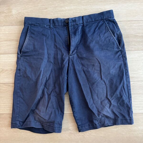 GAP ネイビーのハーフパンツ メンズ 32インチ