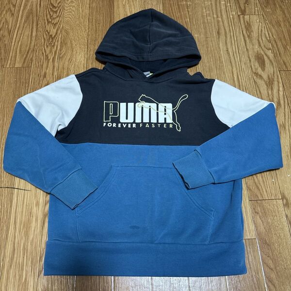 子供服 男の子 ロンT トレーナー プーマ PUMA ブルー 140