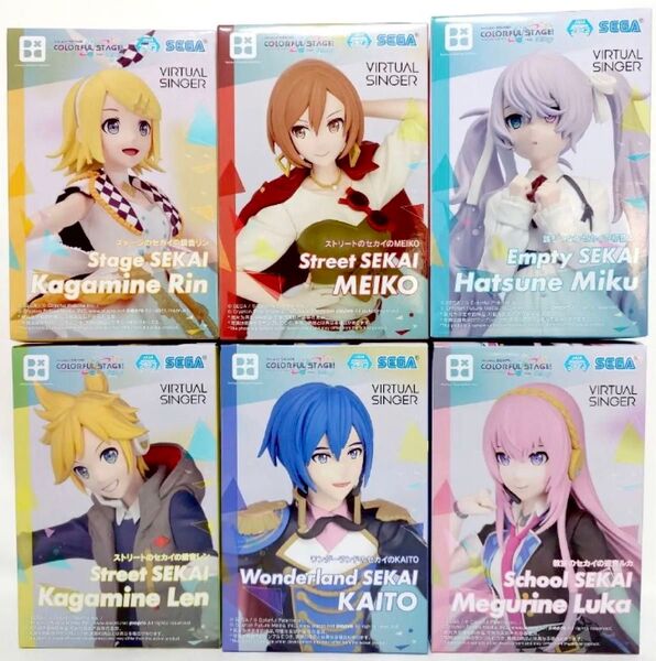 プロジェクトセカイカラフルステージ!feat.初音ミクDesktop×Decorate Collections 6種セット