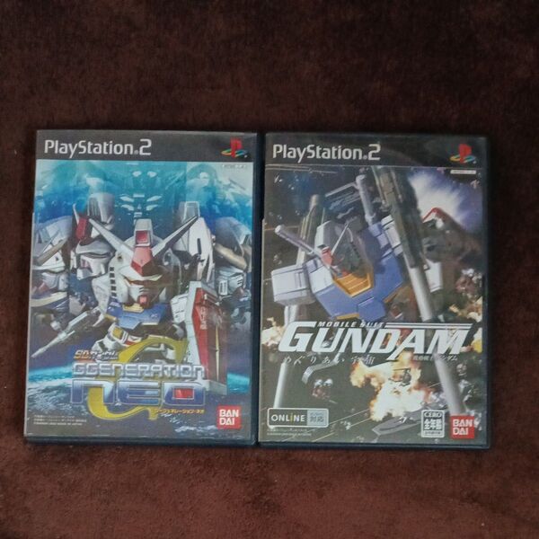 PS2SDガンダムジージェネレーション・ネオ&機動戦士ガンダムめぐりあい宇宙 セット