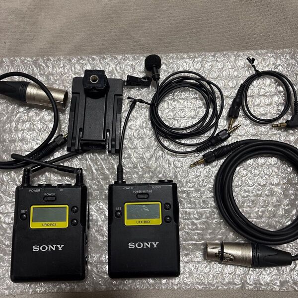 ソニー UWP-D11 UTX-B03 URX-P03 ワイヤレスマイクシステム SONY