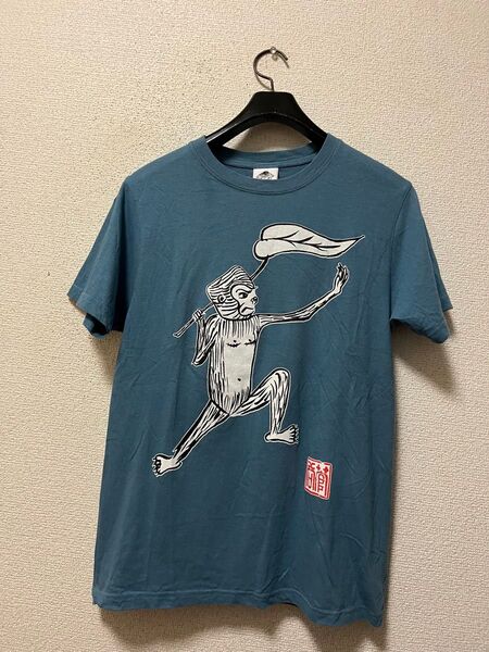 ザクロマニヨンズ 半袖Tシャツ /S アッシュブルー アイコンプリント バンド ライブ