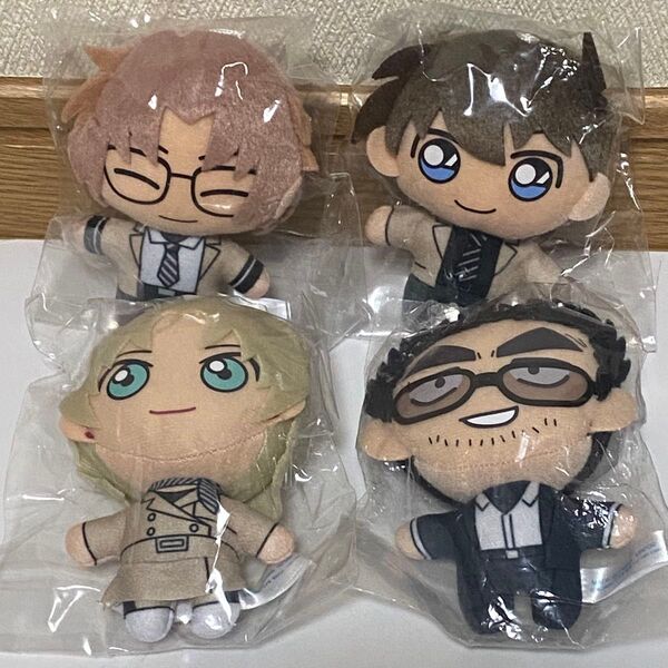 セガ ラッキーくじ 名探偵コナン ぬいぐるみマスコット 4種セット