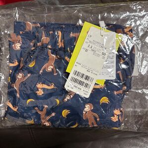 プティマイン おさるのジョージ 水着 100 ネイビー 新品