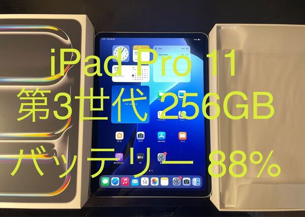 iPad Pro 11インチ 第3世代 Wi-Fiモデル 256GB M1チップ シルバー 動作確認済
