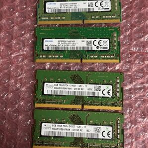 【動作確認済】8GB × 4枚(32GB) ノートパソコン用増設メモリー DDR4 PC4-2400T