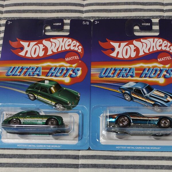 ホットウィール ウルトラホッツ HotWheels ULTRA HOTS ポルシェとコルベット 2台セット 未開封