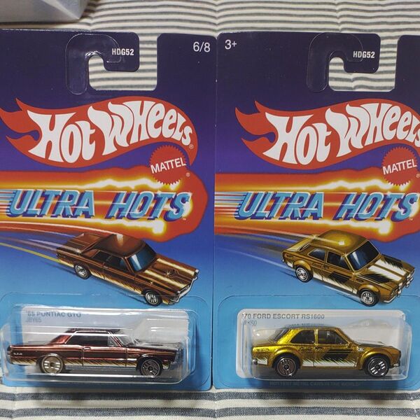 ホットウィール ウルトラホッツ HotWheels ULTRA HOTS ポンティアックとエスコート 2台セット 未開封品