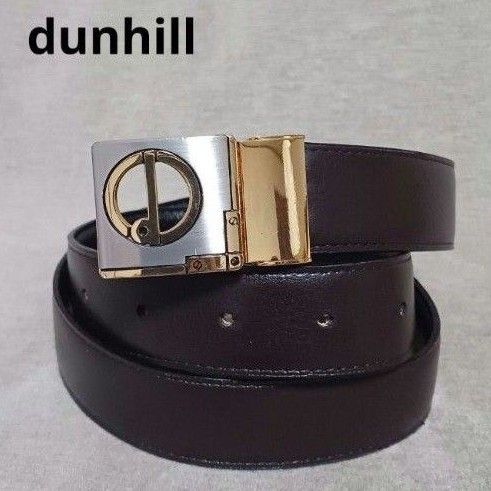 Dunhill ダンヒル ベルトバックル ゴールド×シルバー メンズ 正規品