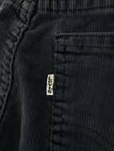 古着 305 W30 コーデュロイ パンツ コーズ ビンテージ 80 70 USA vintage Levi's リーバイス デニム ジーンズ 517 紺 NAVY_画像6