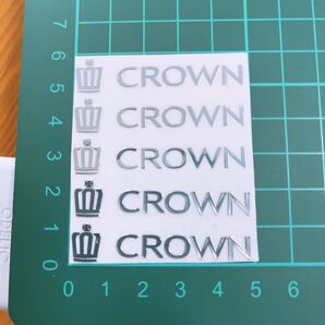 トヨタ TOYOTA クラウン crown ステッカー シール エンブレム 車用品 カーアクセサリー おしゃれ カー用品 5枚入