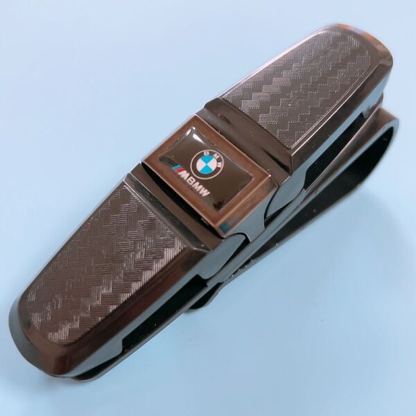 BMW bmw M m サングラスホルダー メガネかけ メガネホルダー カードクリップ 車内収納 車用品 ドレスアップ おしゃれ