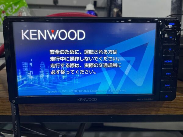 KENWOOD メモリナビワイド MDV-D503WBluetooth DVDCDSD フルセグ USB 地図データ2015年版
