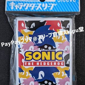 キャラクタースリーブ ソニックザヘッジホッグ ロゴマーク 新品・未開封品