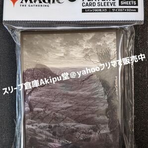 マジックザギャザリング イニストラード 真夜中の狩り スリーブ 永遠の夜版 平地 -A- 新品・未開封品