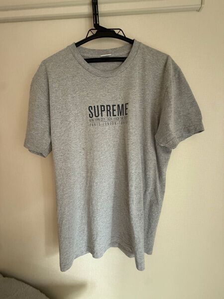 Supreme Paris Tee "Heather Grey" Mサイズ 半袖Tシャツ