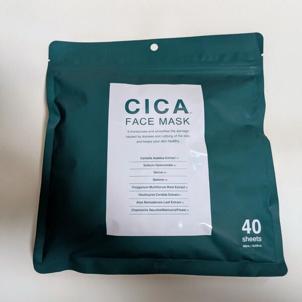 CICA プレミアム フェイスマスク 40枚 パック