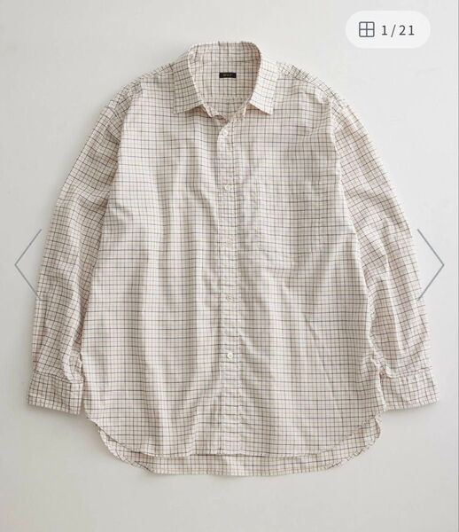 【WILD LIFE TAILOR】THOMAS MASON ワッシャードレス バンドカラーシャツ