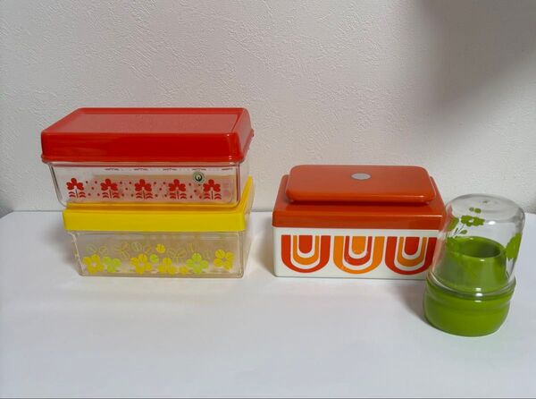 昭和 レトロ バターケース 保存容器