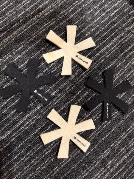 【美品】snow peak コースター 4枚セット スノーピーク