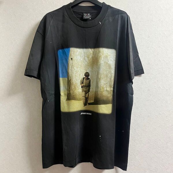 STAR WARS ビンテージ加工Tシャツ スターウォーズ 映画 セントマイケル