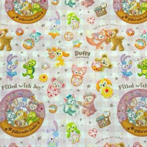 ダッフィー★ステラルー★リーナベル★はぎれ★(縦)約50cm &(横)約140cm★ポリコットン