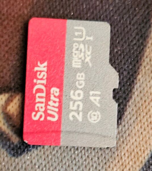 動作品 SanDisk Ultra 256GB microSDXCカード