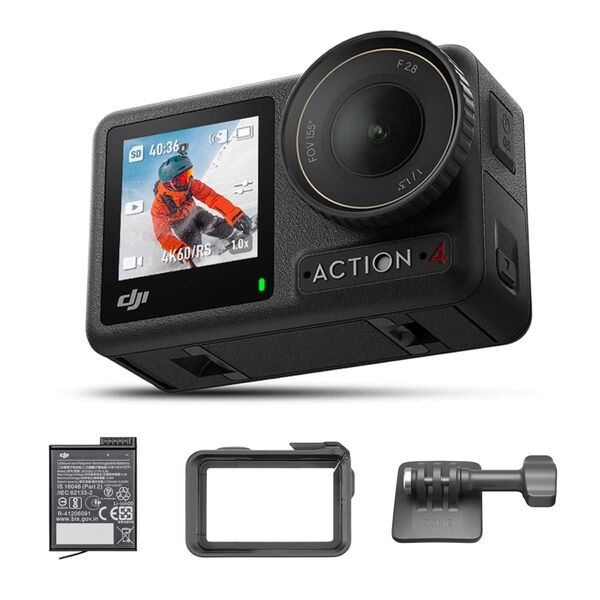 DJI アクションカメラ Osmo Action 4 スタンダードコンボ 4K/120fps対応 1/1.3インチセンサー搭載