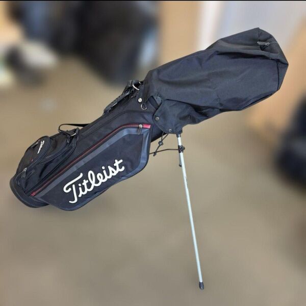Titleist スタンド キャディバッグ 黒赤