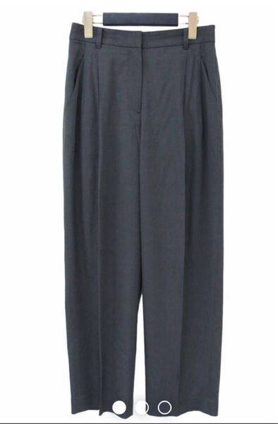 BALLSEY ボールジー パンツ グレー 36 9号 ストレッチ 麻混 レディース 美品 トゥモローランド