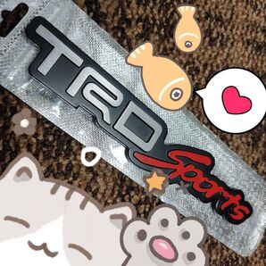 【180mm×32mm】トヨタ(TOYOTA) TRD SPORTS エンブレム