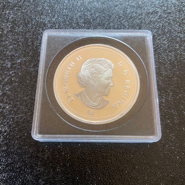 カナダ 銀貨 シルバー 銀貨 エリザベス女王 日本国 友好記念 友 和 鹿 メイプルリーフ メープルリーフ Canada 2009