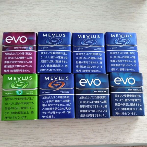 空箱 ploom 8点セット MEVIUS evo