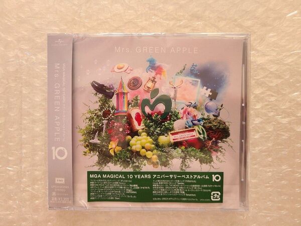 新品Mrs. GREEN APPLE アルバム『10』 アニバーサリーベスト
