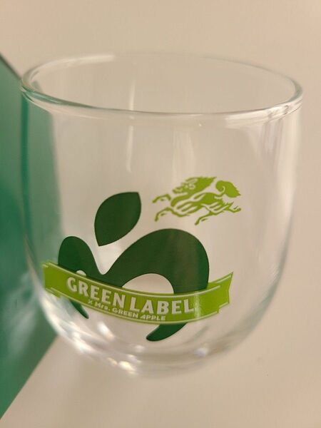 KIRINグリーンラベル 美品♪非売品M's GREEN APPLE グラス