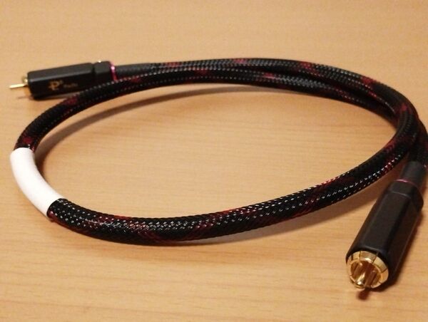 JORZOR 同軸ケーブル 80cm 1本 coaxial RCA オーディオ
