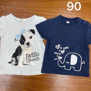yuriema様専用【90】半袖Tシャツ 保育園 お着替え H&M 夏休み