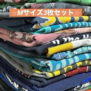 アメリカ輸入古着半袖TシャMサイズ3枚セット