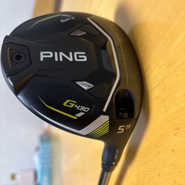 美品ハドラスコーティング済 PING G430 SFT 5W 5番フェアウェイウッド TOUR 2.0 CHROME HC付き